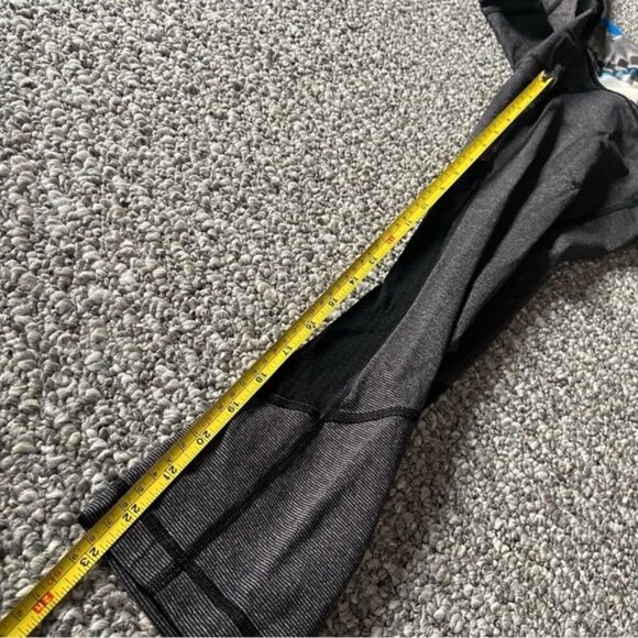 Lululemon Pace Rival CropWee Stripe Exploded So Fly Butterfly Angel Wing Black - Picture 10 of 14